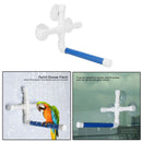 Bird Bath Perch Suction Cup Shower Stand for Bird Parrot Macaw Paw Bathi SPC