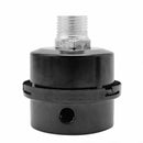 3/4inch 20mm Thread Metal Air Compressor Intake Filter Noise Muffler Silenc