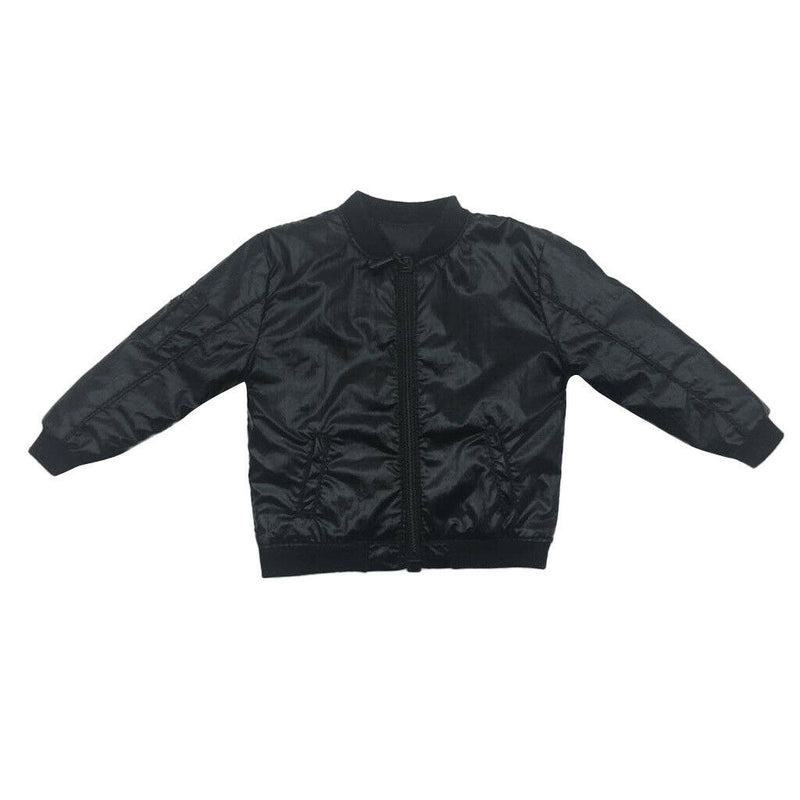 1/6 Scale Accessories Male Clothes Black Leather Coat Uniforms For 12'' Male