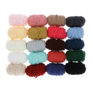 20pcs Multicolors Cotton Punch  Yarn Soft Yarn Thread Woving Supplies