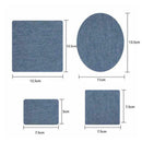 20Pcs/Set 5 Color DIY Iron on Denim Fabric Patches Kit For Clothing Repair L0F9