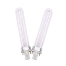 2X 9w uv lamp bulbs for nails lamps replacement gel nail dryer uv light bulb  Z