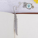 1X Luminous Night Owl Bookmark Label Read Maker Feather Book Mark Stationery  Gw