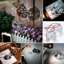 50MM DIY FENG SHUI HANGING CRYSTAL BALL Sphere Prism Supply Rainbow Su Z9M0 H3J3