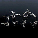 7Pcs/Set Fishing Rod Guides Tip Fish 5-18Mm Dia Pole Repair Kit Line Rings