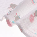 2 pcs Baby Muslin Swaddle Soft Sleeping Blanket Wrap Bath Towel 110x110cm