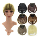 Short Front Neat Bangs Clip In Bang Fringe Hair Extensions Straight Synthet