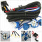 H4 Headlight Headlamp H4 Light Bulbs Relay Wiring Harness 4 Ceramic Socket Plug
