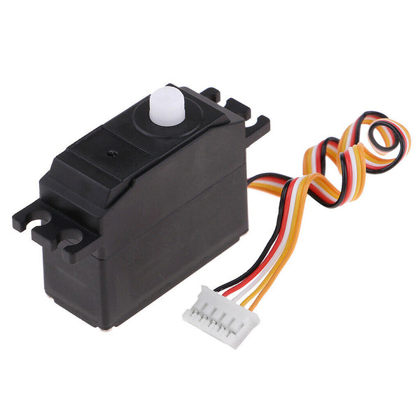 1:12th Plastic Steering Servo Black for WLtoys 12428 12423 RC Crawler Truck