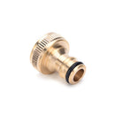 2x 3/4" Threaded Brass Tap Adaptor Garden Water Hose Pipe Connector Fitting FT