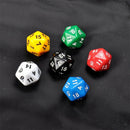 10 Pieces Fun D4 D20 Multi Sided Dice for RPG TRPG Math Teaching Party Game
