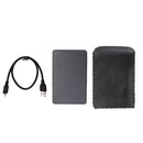 2.5 inch USB2.0 SATA Mobile Hard Disk Case External SSD Box Support 2TB