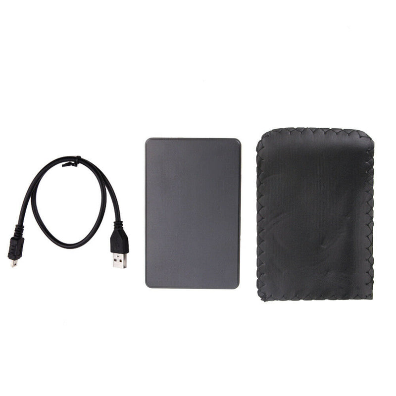 2.5 inch USB2.0 SATA Mobile Hard Disk Case External SSD Box Support 2TB