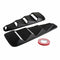 2pcs Quarter Side Window Louvers Scoop Cover Vent For 2005-2014 Ford Musta UOE