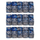 30 Pieces Creative Double Color D6 16mm Dice Role Playing Game for DND
