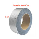 Waterproof Tape Butyl Seal Rubber Aluminum Foil Tape 50mm x 5m Home Tool