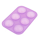 Silicone Soap Chocolate Molds Cake Baking Tool  Pastry Mould round shape 6ho Gw