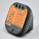 Electric Socket Testers Power Outlet Safety Leakage Voltage Detector (UK) A