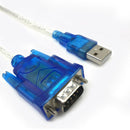 USB to RS232 Serial Port DB9 9 Pin Male COM Port Converter Adapter Cable ME