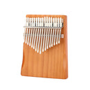 Pine Wood Kalimba Musical Instrument 17 Keys Thumb Finger Piano (Yellow) A