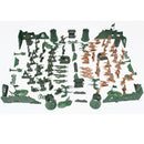 114 Pieces WWII  Men Playset 5cm Soldier Action Figures With Accessories