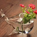 Glass Hydroponic Flower Plant Vase Landscape Terrarium Container Whale Decor