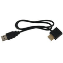HDMI Male to Female Adapter Plug With USB 2.0 Power Supply Connector Cable