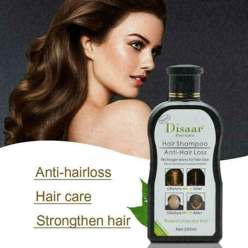 200ml Hair Shampoo Anti hair Loss Herbal Rapid Hair For Men Best Women Grow L5H3