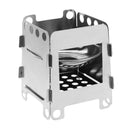 Outdoor Portable Folding Alcohol Stove Stainless Steel Wood Burner Furnace A