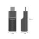 USB Type-C to 3.5mm Mic Microphone Audio Adapter For DJI Origi Pocket New O I0X1