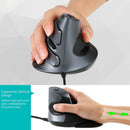 Delux M618 USB Wired Ergonomic Vertical Optical Mouse Computer Mice Adjusta T8R7