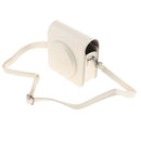 White PU Leather Camera Case, Camera Cover, Camera Bag with Strap for