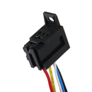 5Pcs Car Truck Auto DC 12V 20A 30A SPDT T Relay Relays 5 Pin 5P & Socket 5 Wire