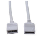 LED Strips RGB 4 Pin Female to Female Connector Extension Cable White 1M L8V7