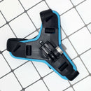 2pcs Helmet Camera Chin Holder for GoPro Hero 8 7 5 Sports Camera Blue+Black