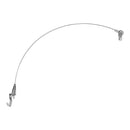 4pcs Adjustable Stainless Steel Rope Wire Hooks for Hanging Paintings Photograph
