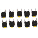 10pcs Mute Button 6*6*7.3mm Silent Switch Micro Mouse Button Switch