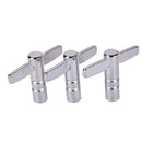 3x Metal Drum Skin Tuning Key Tuner Solid Durable Square Socket Parts&AccessoryZ