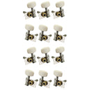 12 Pieces Open Gear Guitar Tuners For Acoustic Classical Guitar Musical Part