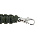 Outdoor Survival Kit Paracord Key Chain Rope Parachute string Lanyard Green