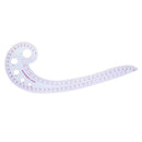 13 Stlyes Acrylic Fashion Metric Ruler Set Drawing Comma Straight French Curve