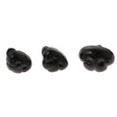 300x Black Plastic Animal / Dog Safety Noses For Teddy Bears Soft Toys DIY