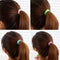 Best 100pcs Sports Elastic Rope Ring Hairband Women Hair Band Ponytail Holder LJ