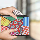 DIY Heart Special Shape Diamond Painting Women Wristlet Purse Zipper Clutch