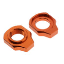 Aluminum Alloy - For  - Pair Chain Guide and Swingarm Slider Kit, Orange~