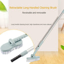 Retractable Long-Handled Cleaning Brush Bathroom Ceramic Tile Floor Brushes