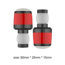 1Pair Safety Bike Handle Bar Grip End Plug LED Light Cycling Warning Lamp