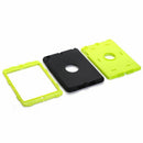 Heavy Duty Shockproof Case Cover For iPad mini 3 2 1 Black+Yellow Green