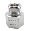 Sodastream Cylinder Adapter Converter To W21.8 Aquarium Fish or Homebrew Be B7I1