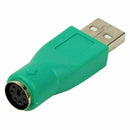 USB Male to PS2 Female Converter Adapter Adaptor For MOUSE A PS KEYBOARD F3 K1C8